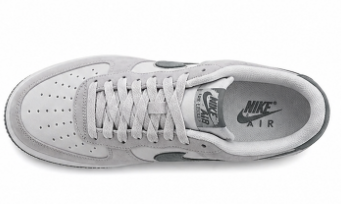 NIKE AIR FORCE-1-grey suede G