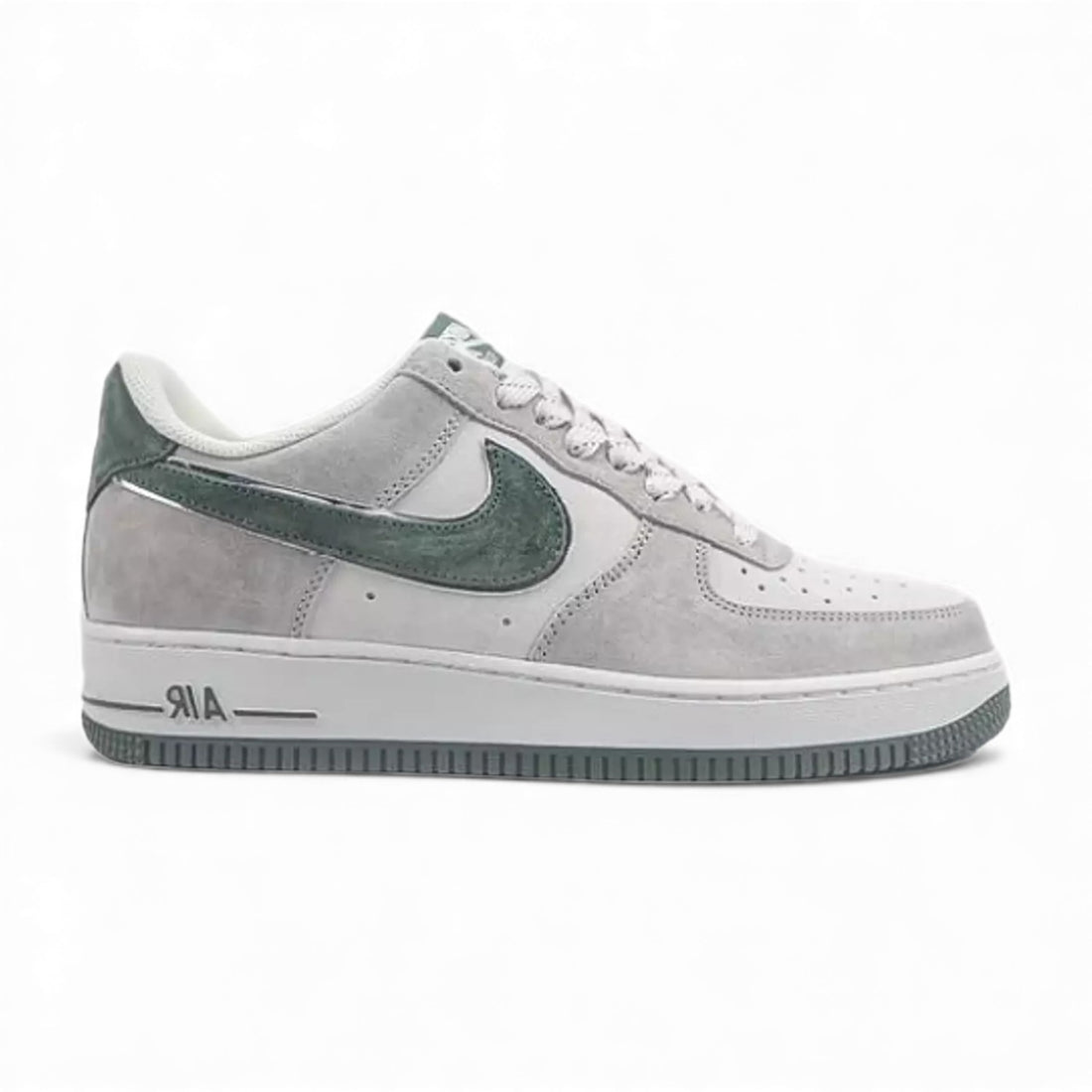 NIKE AIR FORCE-1-grey suede G