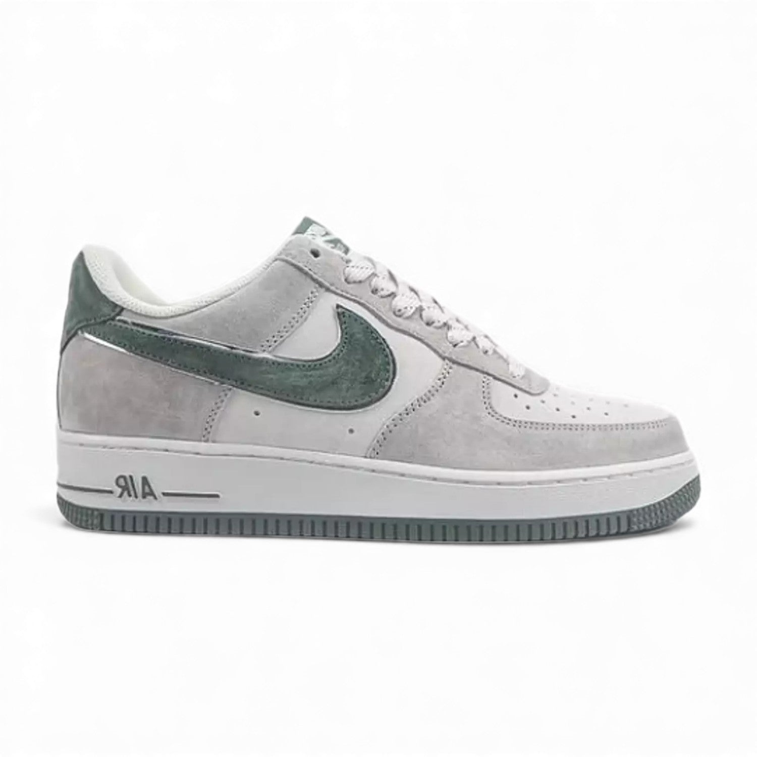 NIKE AIR FORCE-1-grey suede G
